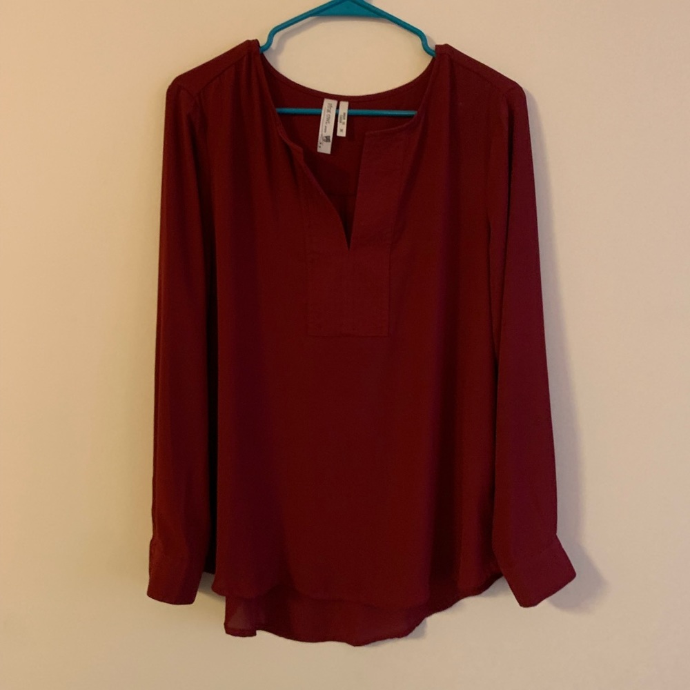 Women’s Red Long Sleeve Shirt